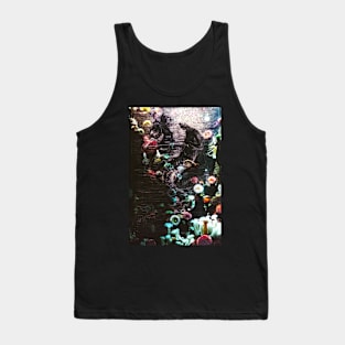 Gothic Macabre Mermaid with Seahorse Tank Top